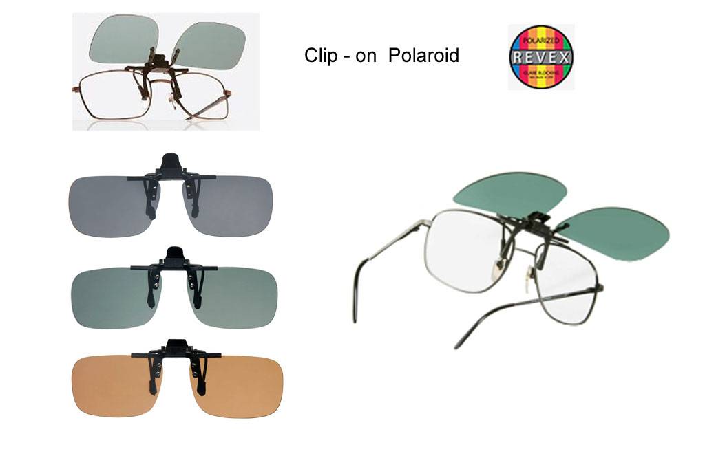 Clip -On Zonnebril Green Medium (opklapbaar)