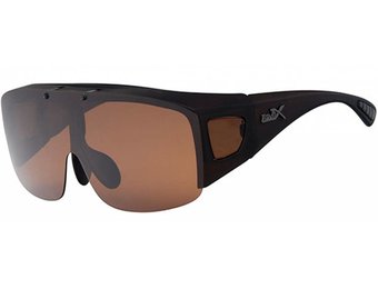 Opklapbare Overzet Zonnebril bruin