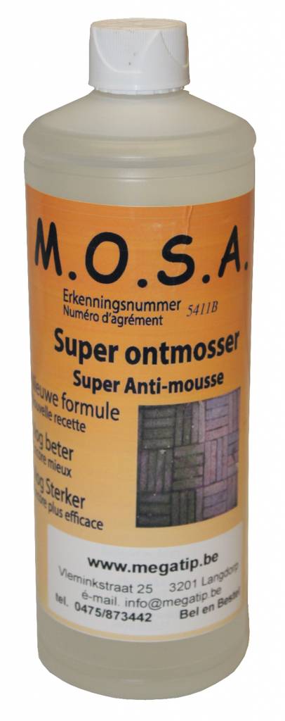 MOSA Ontmosser "groene aanslagreiniger" 1 Liter