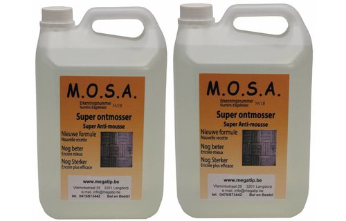 MOSA Ontmosser "groene aanslagreiniger" 10 Liter