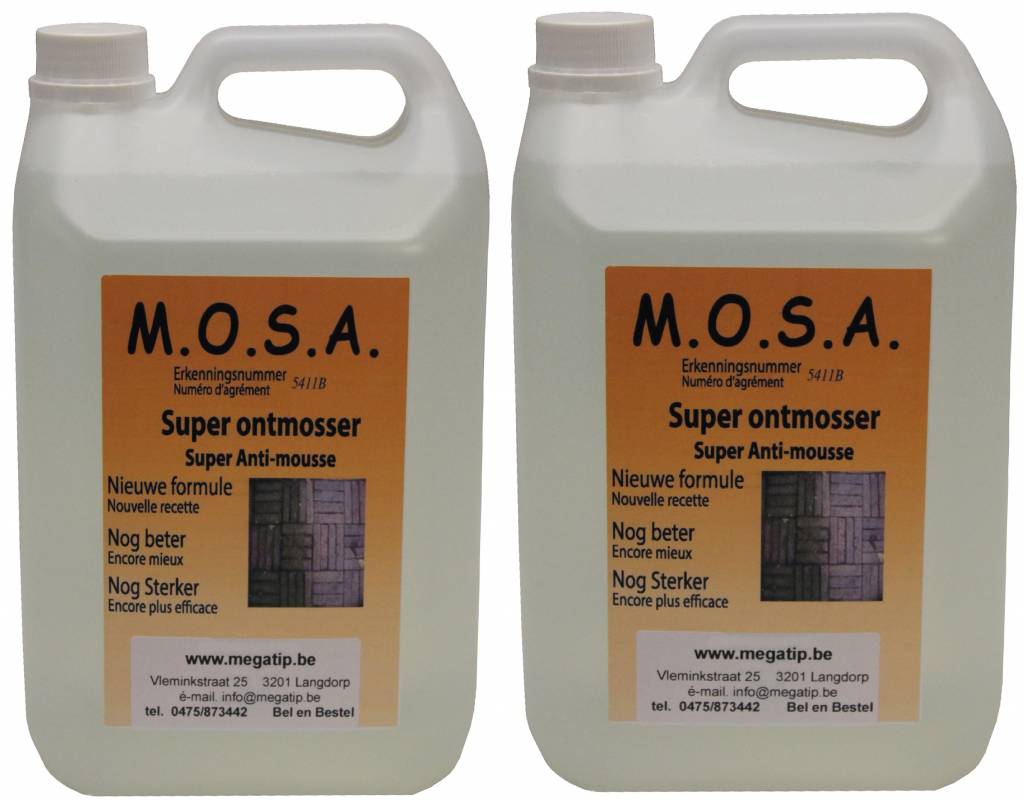 MOSA Ontmosser "groene aanslagreiniger" 10 Liter
