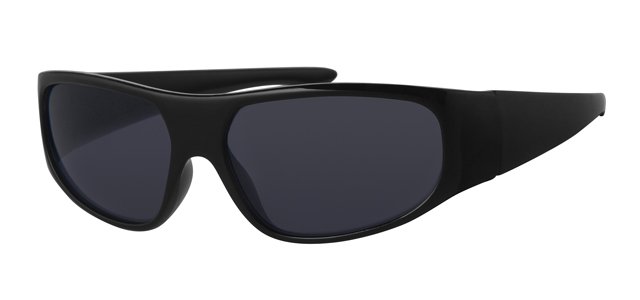 Kinder zonnebril Biker zwart