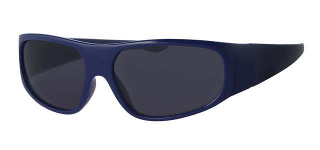 Kinder zonnebril Biker blauw