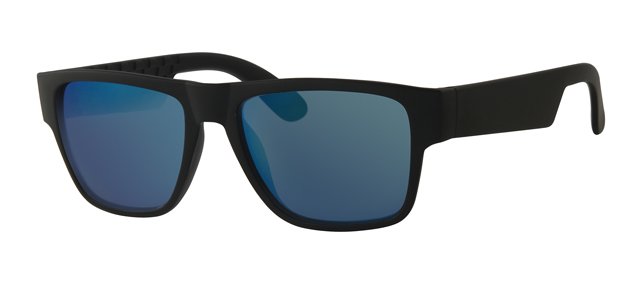 Kids zonnebril black met spiegelglas