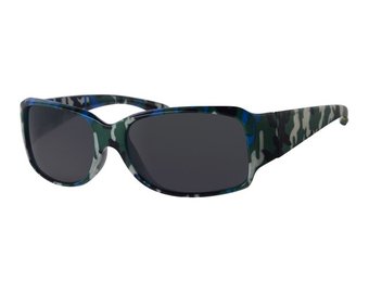 Kinder zonnebril camouflage groen/blauw