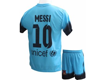 Barcelona Voetbaltenue Messi "Uit"