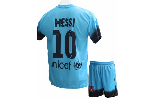 Barcelona Voetbaltenue Messi "Uit"