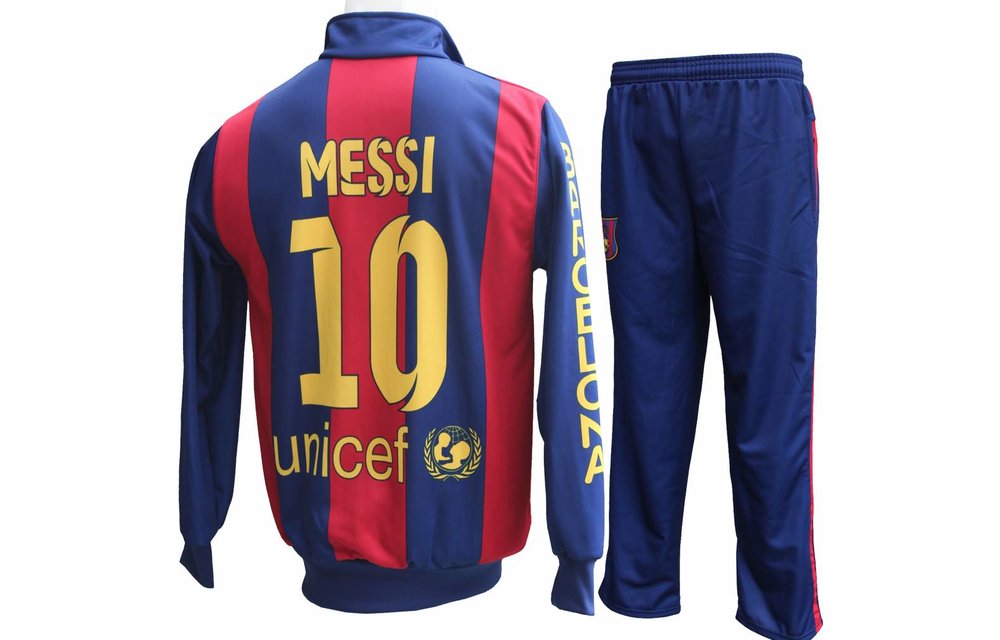 film Gevlekt Premedicatie Barcelona Trainingspak Messi | Megatip.be