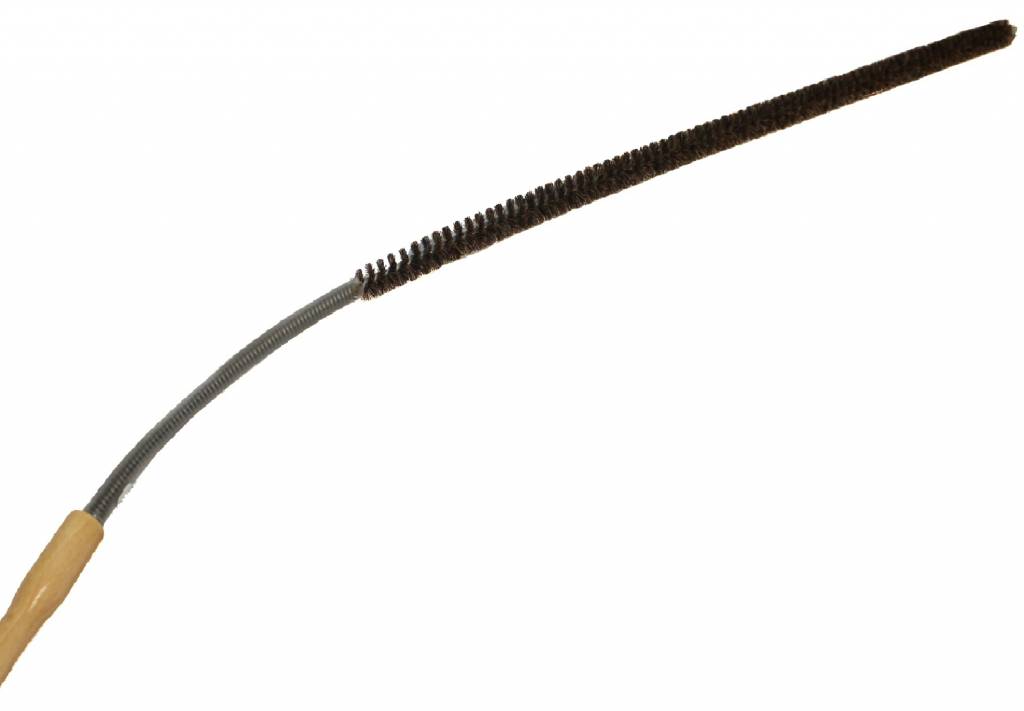 Radiatorborstel met veer 80 cm x 2 cm.