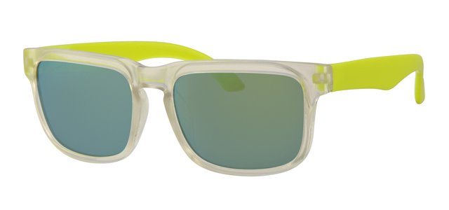 Kids zonnebril Flashy geel spiegelglas