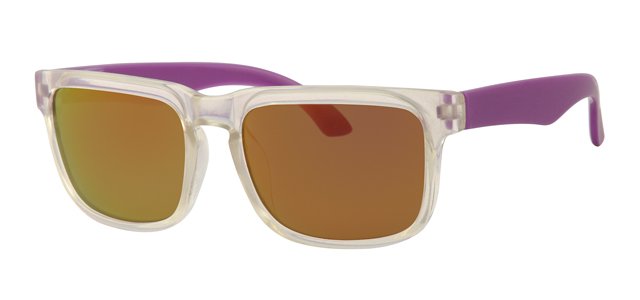 Kids zonnebril Flashy mauve spiegelglas