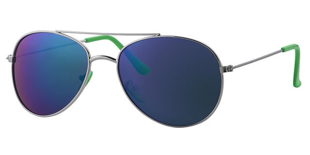 Kinder piloten zonnebril groen