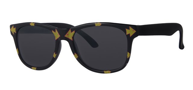 kinder zonnebril fantasie zwart