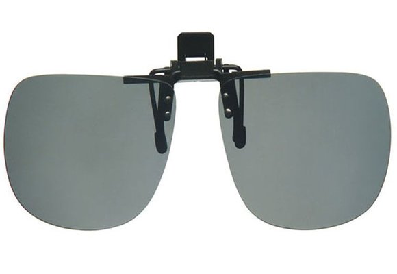 Clip -On Zonnebril Black Large