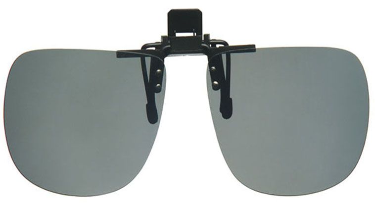 Clip -On Zonnebril Black Large (opklapbaar) Clip -On Zonnebril Black Large (opklapbaar)