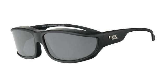 Overzet Zonnebril Shield Plus (zwart) Overzet Zonnebril Shield Plus (zwart)