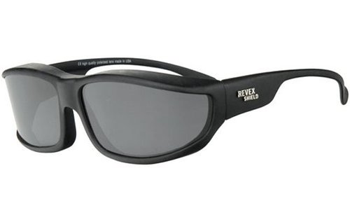 Overzet Zonnebril Shield Plus (zwart)