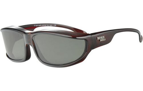 Overzet Zonnebril Shield Plus (Bruin)