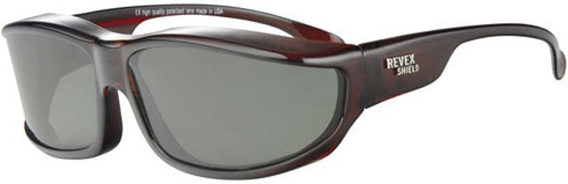 Overzet Zonnebril Shield Plus (Bruin)