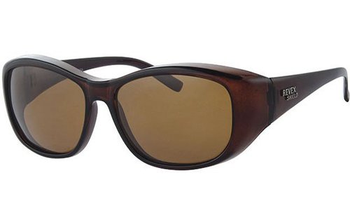 Overzet Zonnebril Shield M/L (bruin)