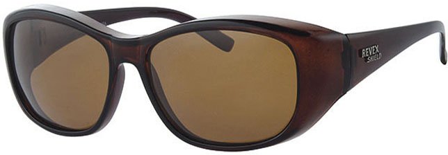 Overzet Zonnebril Shield M/L (bruin)