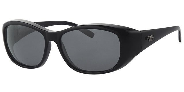 Overzet Zonnebril Shield M/L (zwart) Overzet Zonnebril Shield M/L (zwart)