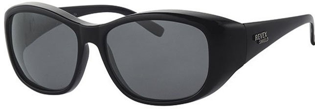 Overzet Zonnebril Shield M/L (zwart)