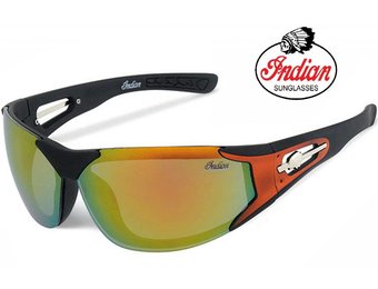 Biker zonnebril spiegelglas