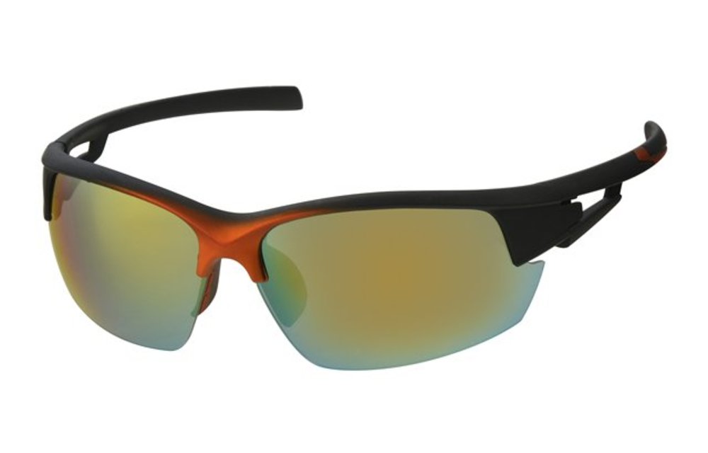 Sport Zonnebril Orange/Black spiegelglas Sport Zonnebril Orange/Black spiegelglas