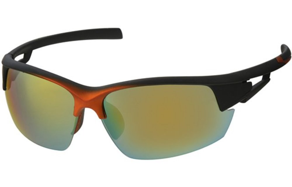 Sport Zonnebril Orange/Black spiegelglas Sport Zonnebril Orange/Black spiegelglas