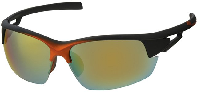 Sport Zonnebril Orange/Black spiegelglas Sport Zonnebril Orange/Black spiegelglas