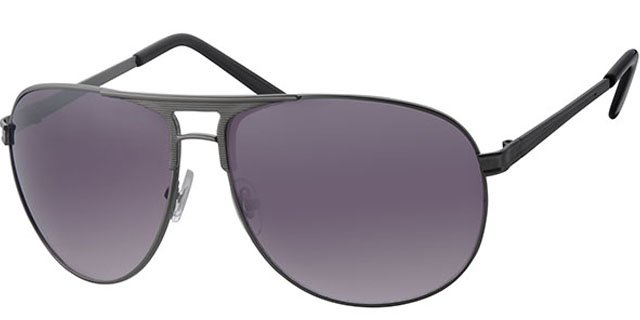Aviator Zonnebril Black/Zilver