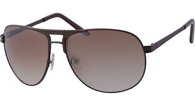 Aviator Zonnebril Brown/gold