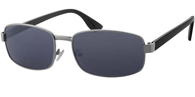Zonnebril Gun Black silver