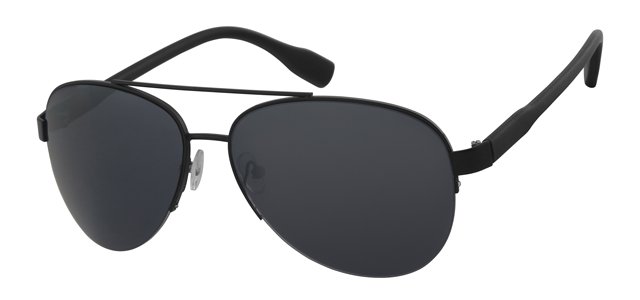 Piloten zonnebril black/black