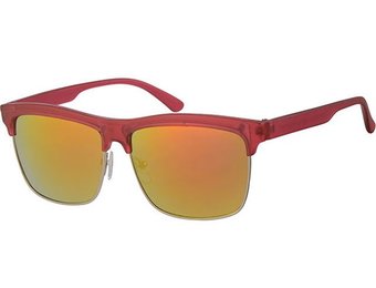 Clubmaster zonnebril roos