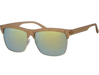 Clubmaster zonnebril bruin