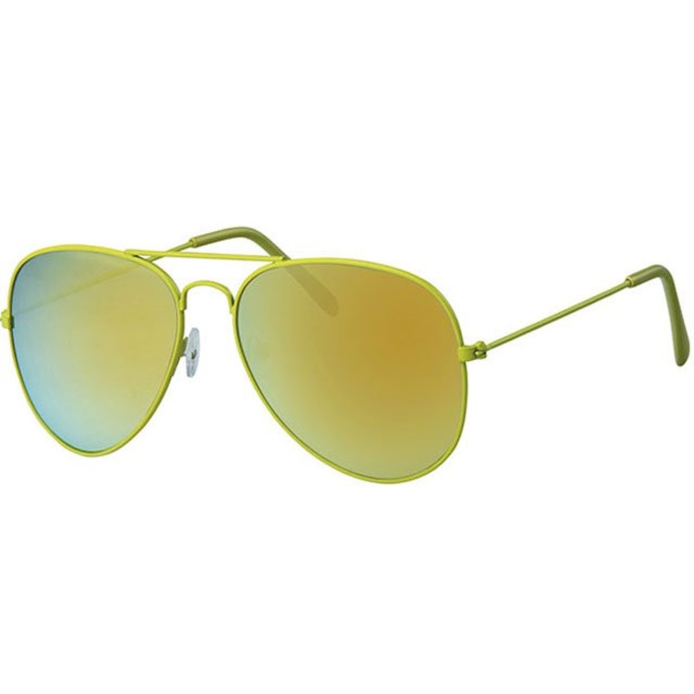 Aan Vrijstelling diefstal Piloten zonnebril licht groen met spiegelglas | Megatip.be