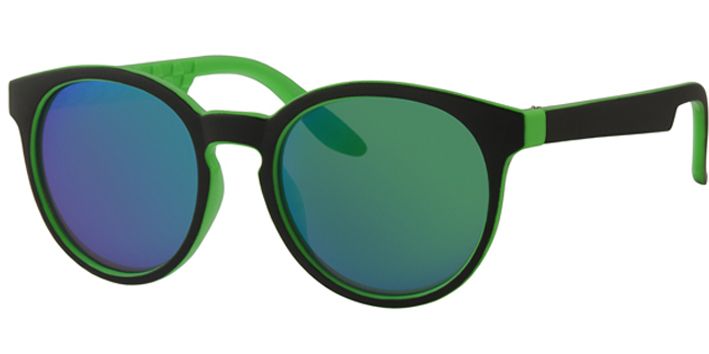 Kids zonnebril around zwart/groen Kids zonnebril around zwart/groen