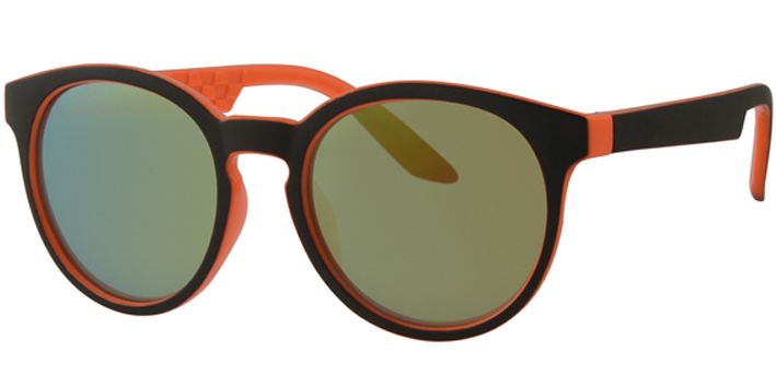 Kids zonnebril around zwart/oranje