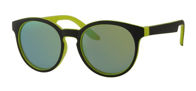 Kids zonnebril around zwart/geel