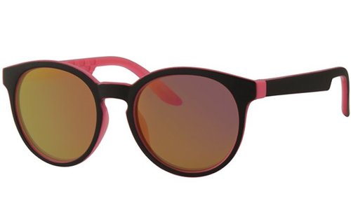 Kids zonnebril around zwart/roos