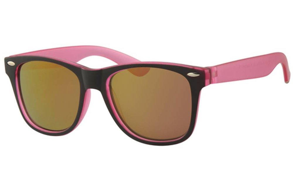 Kids Wayfarer zonnebril Roos/zwart Kids Wayfarer zonnebril Roos/zwart