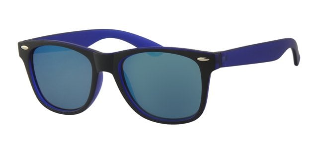 Kids Wayfarer zonnebril Blauw/zwart