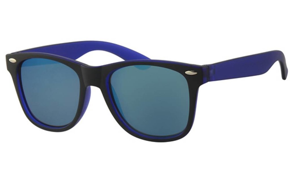 Kids Wayfarer zonnebril Blauw/zwart Kids Wayfarer zonnebril Blauw/zwart