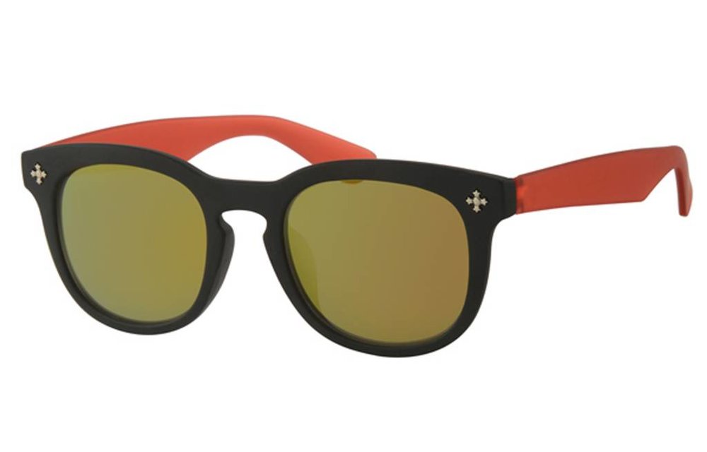 Kids Clubmaster zonnebril Rood/zwart Kids Clubmaster zonnebril Rood/zwart