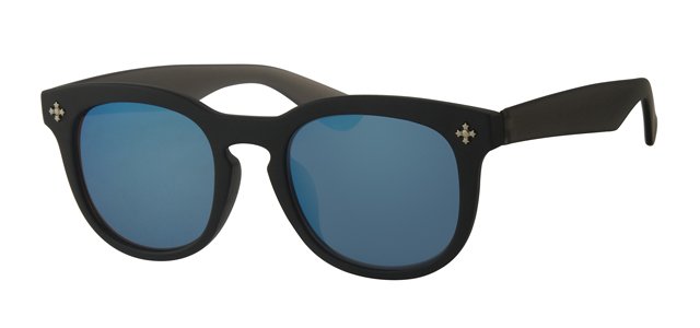 Kids Clubmaster zonnebril Grijs/Zwart