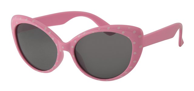 Kinder Zonnebril Roos met witte stippen Kinder Zonnebril Roos met witte stippen