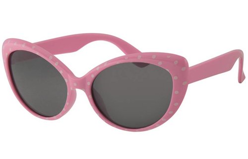 Kinder Zonnebril Roos met witte stippen