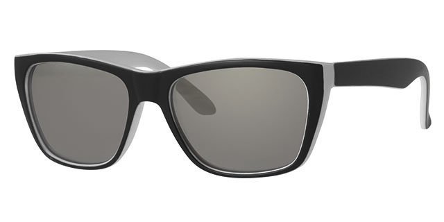 Kinder zonnebril Wit/Zwart